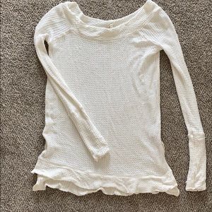 Free People waffle knit tunic